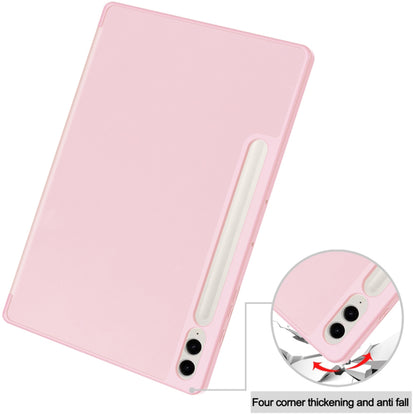 Case for Samsung Galaxy Tab S10+ / Tab S9 FE+ / Tab S9+, Techsuit, Flex Trifold, Pink