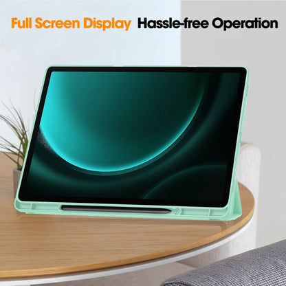Housse pour Samsung Galaxy Tab S10 Ultra / Tab S9 Ultra, Techsuit, Flex Trifold, Noire