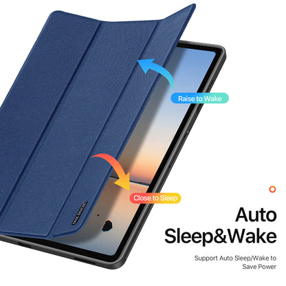 Hülle für Samsung Galaxy Tab S12 Plus, DUX DUCIS, Domo mit Stifthalter, Rosa