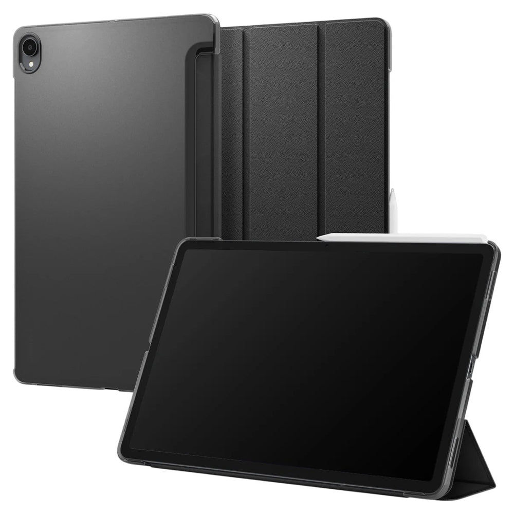 Hülle für Samsung Galaxy Tab S12 Plus, Spigen, Liquid Air Folio, Schwarz ACS11828