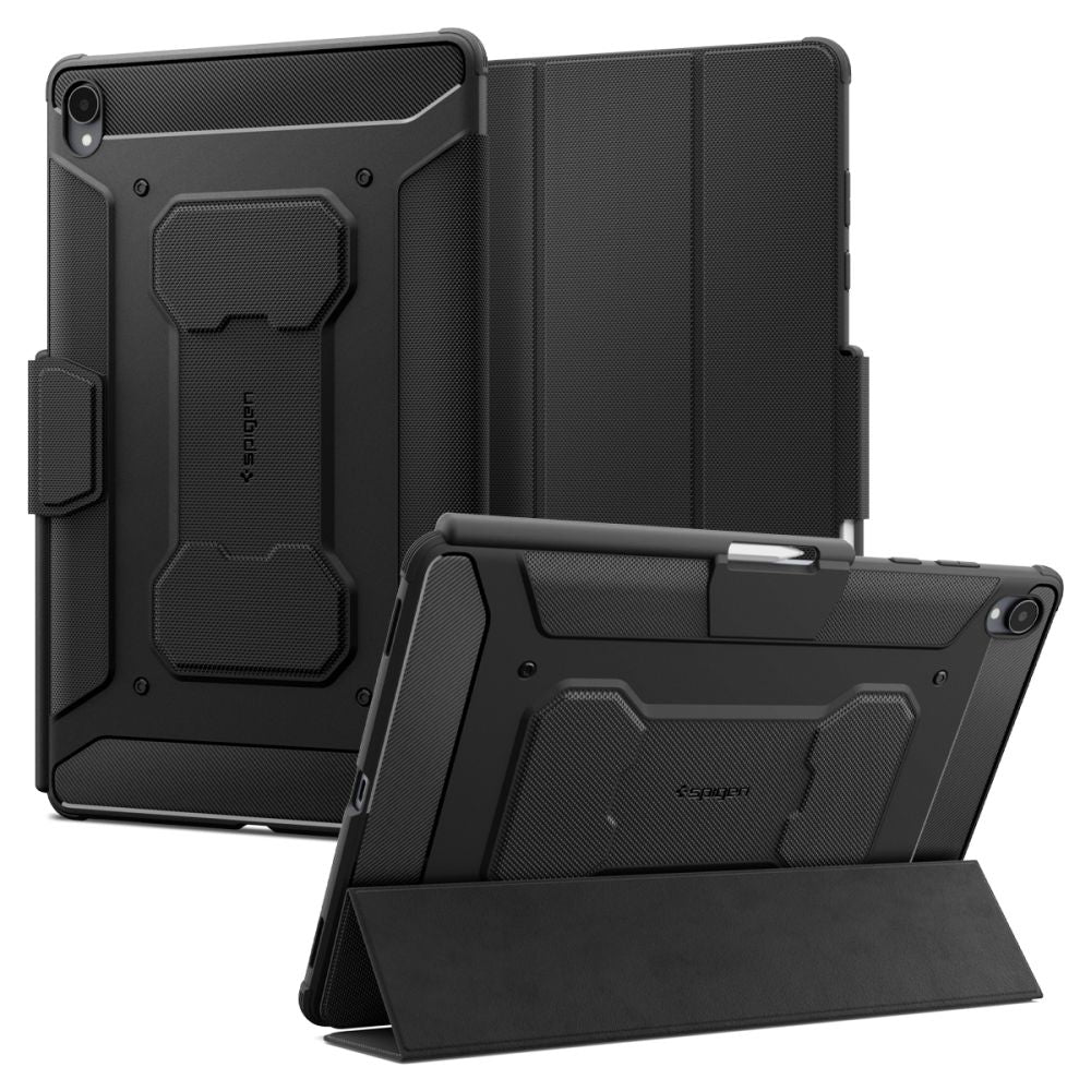 Hülle für Samsung Galaxy Tab S12 Plus, Spigen, Rugged Armor Pro, Schwarz ACS11822