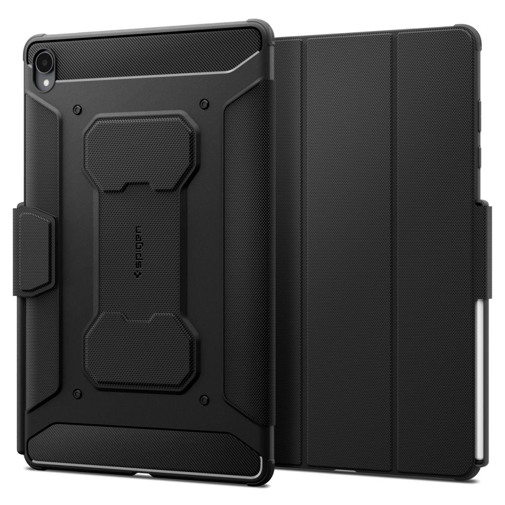 Hülle für Samsung Galaxy Tab S12 Plus, Spigen, Rugged Armor Pro, Schwarz ACS11822