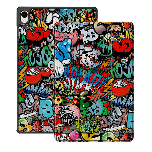Hülle für Samsung Galaxy Tab S12 Plus, Techsuit, FoldPro Urban Vibe, Mehrfarbig