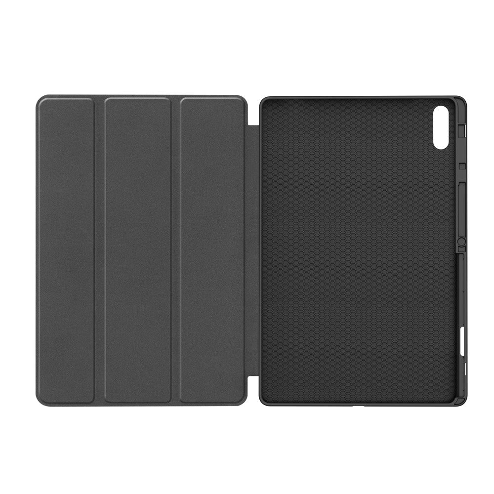 Hülle für Samsung Galaxy Tab S12 Ultra / Tab S11 Ultra, Techsuit, Flex Trifold, Grün