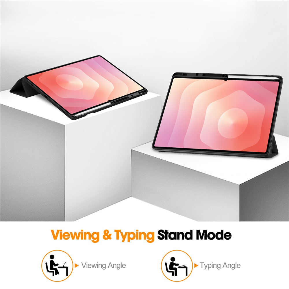 Hülle für Samsung Galaxy Tab S12 Ultra / Tab S11 Ultra, Techsuit, Flex Trifold, Grün
