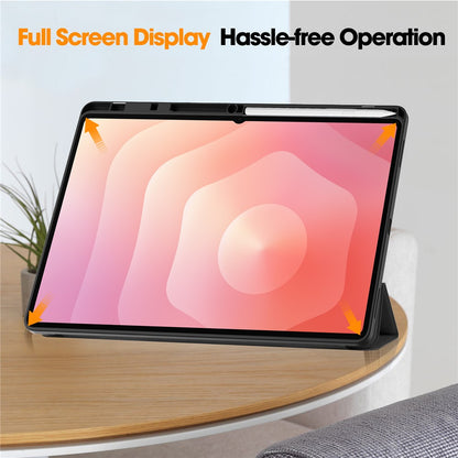 Coque pour Samsung Galaxy Tab S12 Ultra / Tab S11 Ultra, Techsuit, Flex Trifold, Vert Matcha