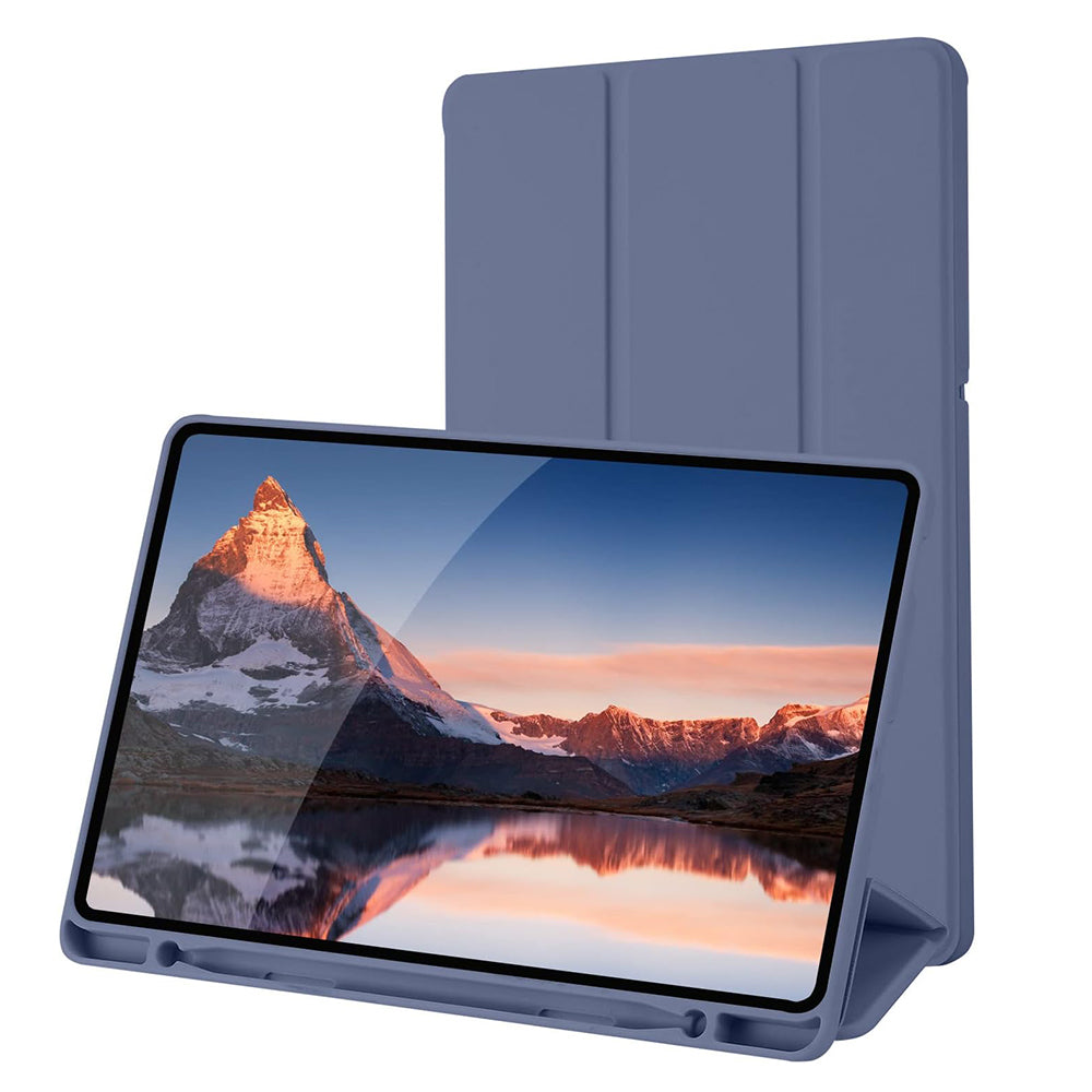 Hülle für Samsung Galaxy Tab S6 Lite (2024) / Tab S6 Lite (2022) / Tab S6 Lite (2020), Techsuit, Flex Trifold, Lila