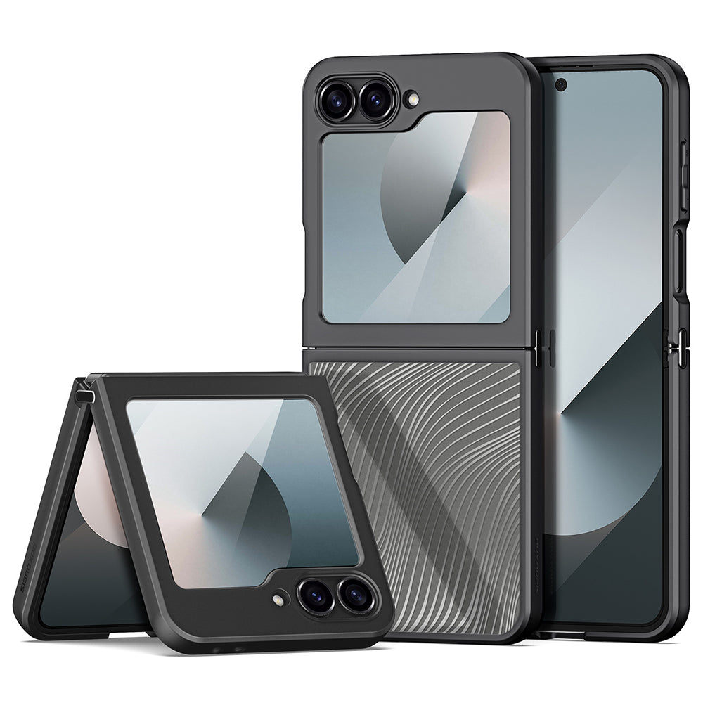 Coque pour Samsung Galaxy Z Flip6 F741, DUX DUCIS, Aimo, Noire
