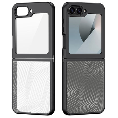 Coque pour Samsung Galaxy Z Flip6 F741, DUX DUCIS, Aimo, Noire