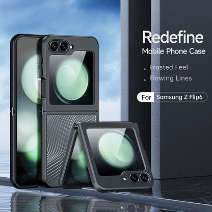 Coque pour Samsung Galaxy Z Flip6 F741, DUX DUCIS, Aimo, Noire