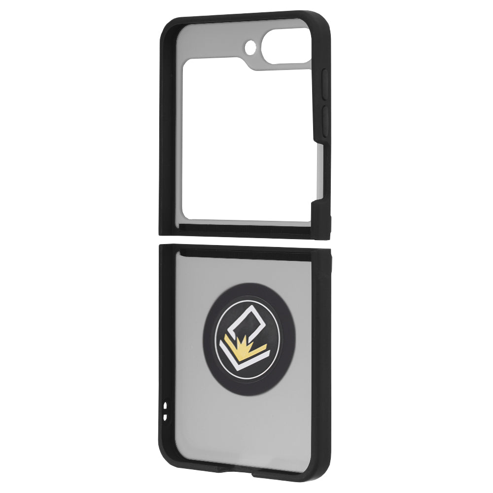 Hülle für Samsung Galaxy Z Flip7 FE F761 / Z Flip6 F741, Techsuit, Glinth, Schwarz