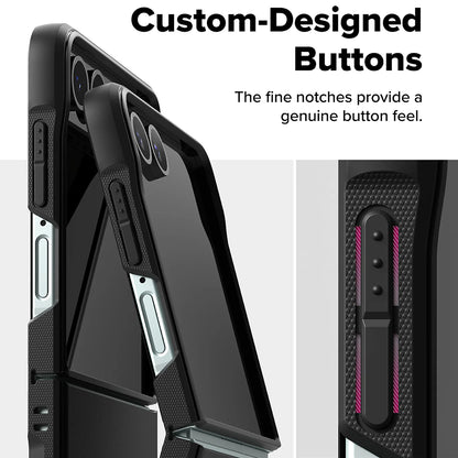 Coque pour Samsung Galaxy Z Flip7 F766, Ringke, Onyx, Noire