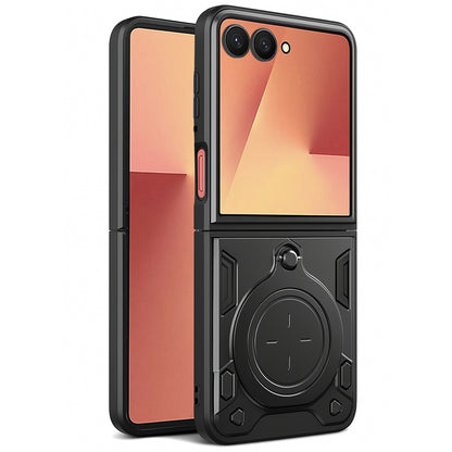 Case for Samsung Galaxy Z Flip7 F766, Techsuit, CamGuard Pro, Black