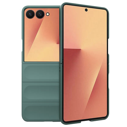 Hülle für Samsung Galaxy Z Flip7 F766, Techsuit, Magic Shield, Grün