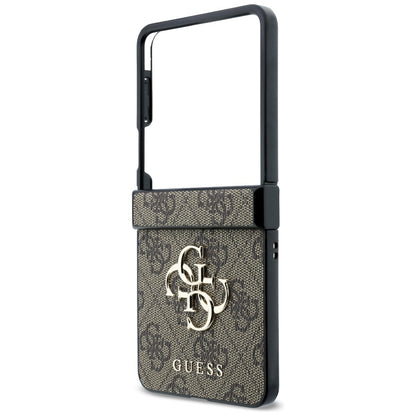 Coque pour Samsung Galaxy Z Flip8 F776, Guess, 4G Big Logo, Marron