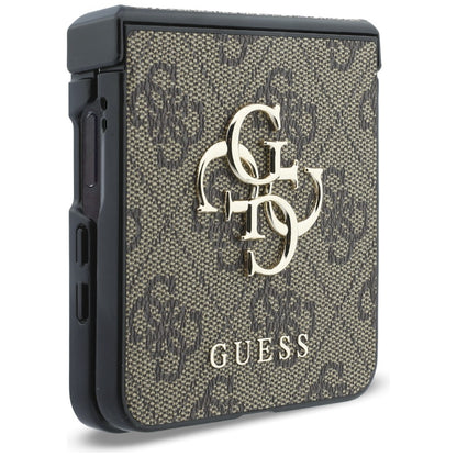 Coque pour Samsung Galaxy Z Flip8 F776, Guess, 4G Big Logo, Marron