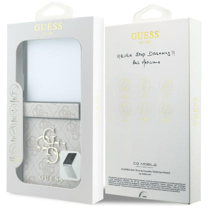 Coque pour Samsung Galaxy Z Flip8 F776, Guess, 4G Big Logo, Rose