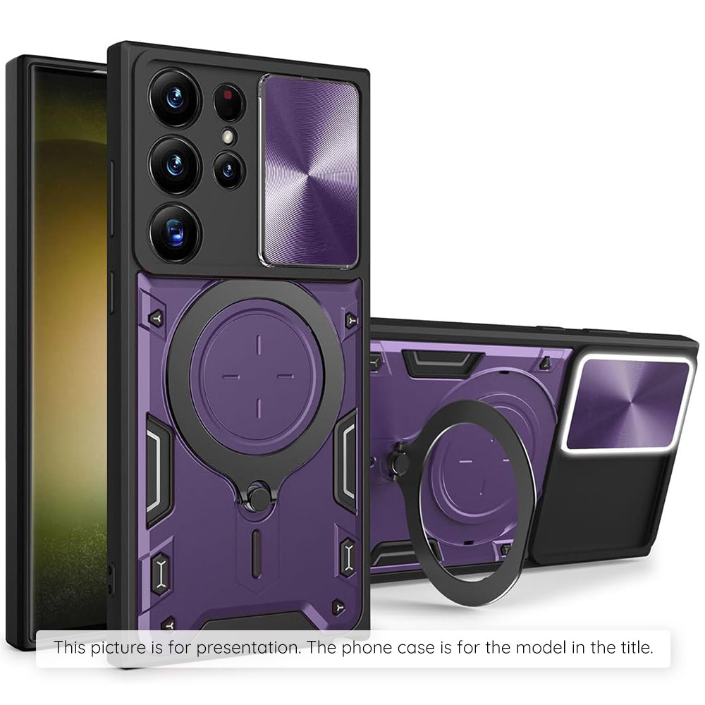 Coque pour Samsung Galaxy Z Flip8 F776, Techsuit, CamGuard Pro, Violet