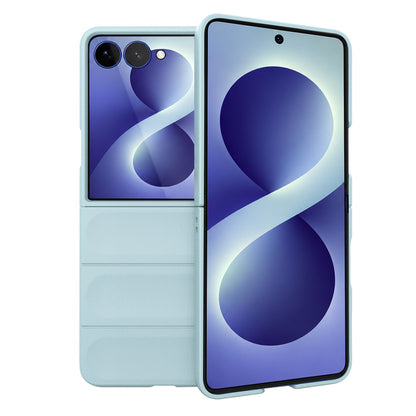 Coque pour Samsung Galaxy Z Flip8 F776, Techsuit, Magic Shield, Bleu