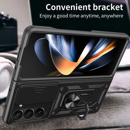 Hülle für Samsung Galaxy Z Fold5 F946, Techsuit, CamShield, Schwarz