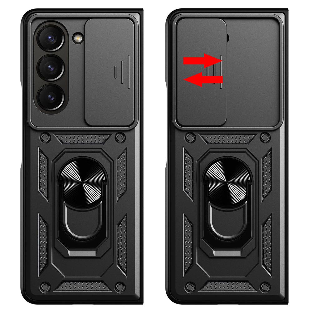 Hülle für Samsung Galaxy Z Fold5 F946, Techsuit, CamShield, Schwarz