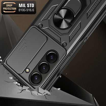 Hülle für Samsung Galaxy Z Fold5 F946, Techsuit, CamShield, Schwarz