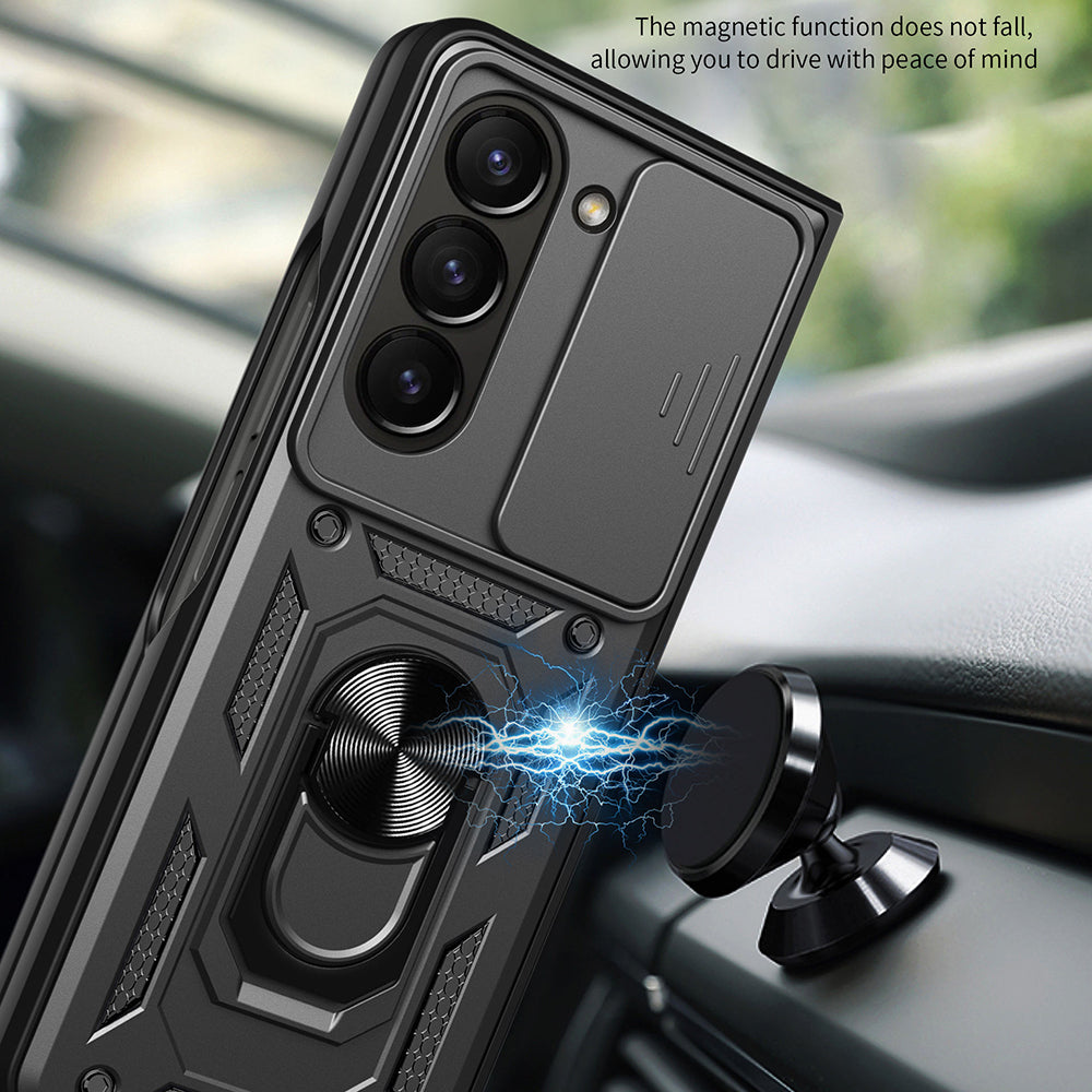 Hülle für Samsung Galaxy Z Fold5 F946, Techsuit, CamShield, Schwarz