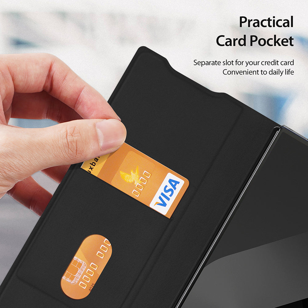 Étui pour Samsung Galaxy Z Fold6 F956, DUX DUCIS, Bril, Bleu