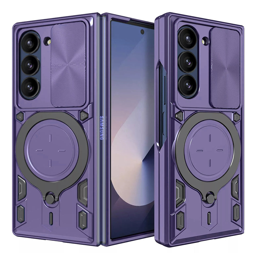 Hülle für Samsung Galaxy Z Fold6 F956, Techsuit, CamGuard Pro, Lila