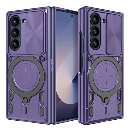 Hülle für Samsung Galaxy Z Fold6 F956, Techsuit, CamGuard Pro, Lila