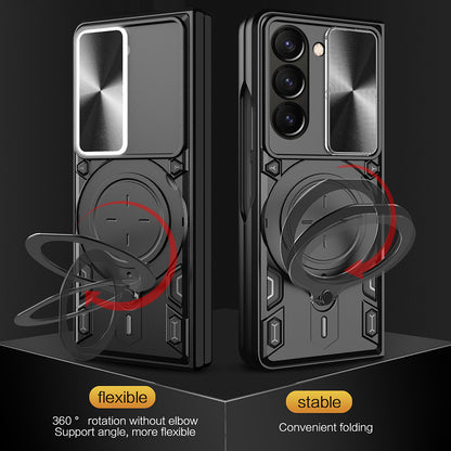 Hülle für Samsung Galaxy Z Fold6 F956, Techsuit, CamGuard Pro, Roségold