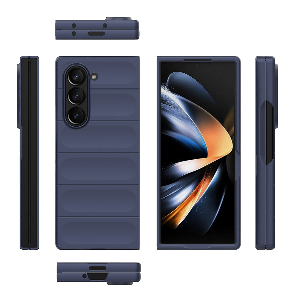 Coque pour Samsung Galaxy Z Fold6 F956, Techsuit, Magic Shield, Bleu