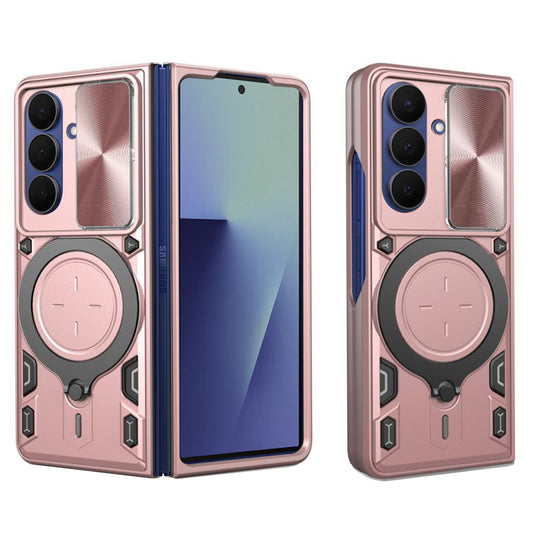 Case for Samsung Galaxy Z Fold7 F966, Techsuit, CamGuard Pro, Rose Gold
