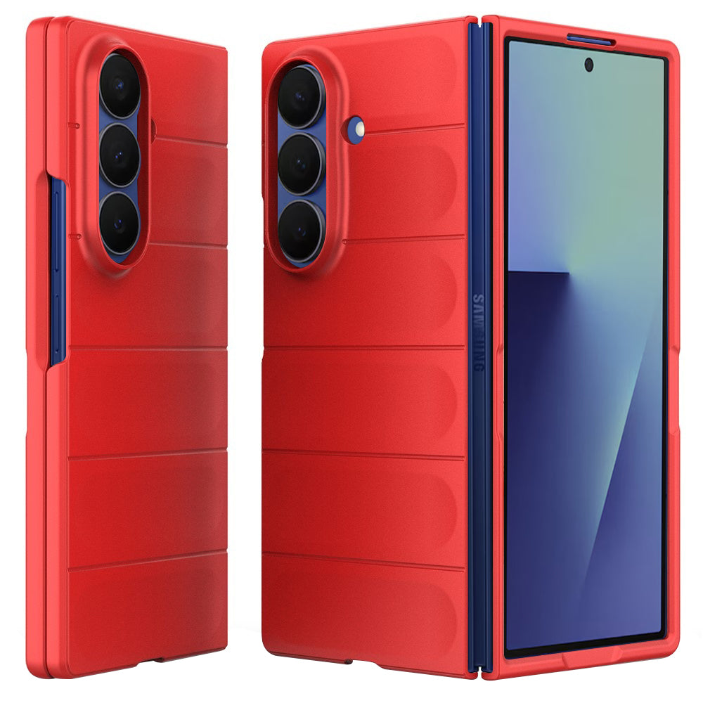 Coque pour Samsung Galaxy Z Fold7 F966, Techsuit, Magic Shield, Rouge