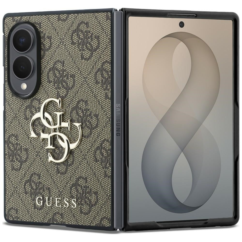 Coque pour Samsung Galaxy Z Fold8 F971, Guess, 4G Big Logo, Marron