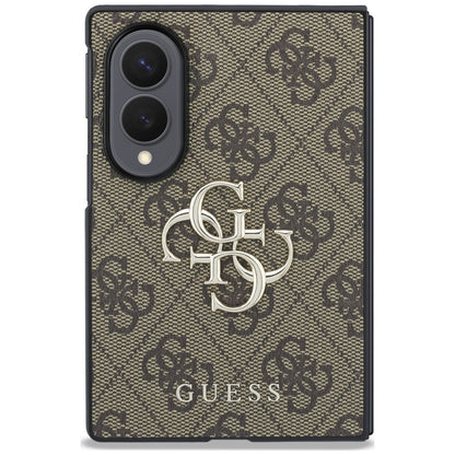 Coque pour Samsung Galaxy Z Fold8 F971, Guess, 4G Big Logo, Marron