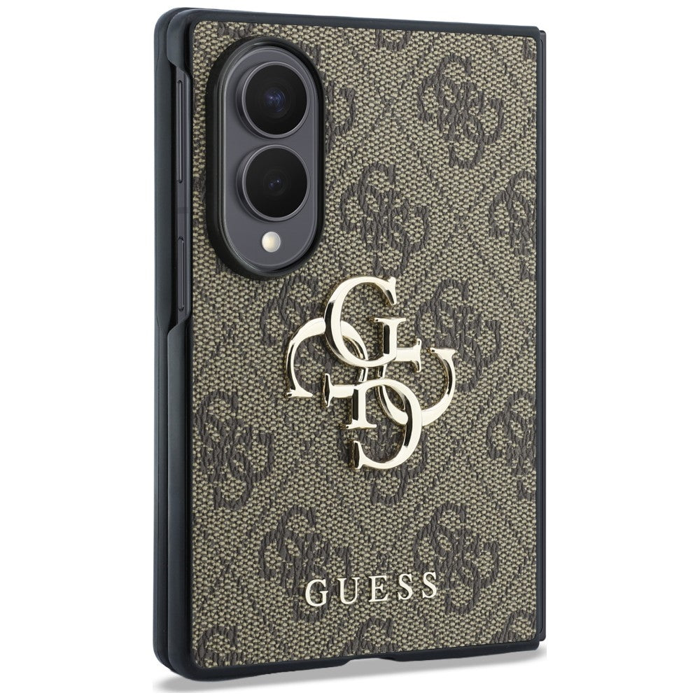 Coque pour Samsung Galaxy Z Fold8 F971, Guess, 4G Big Logo, Marron