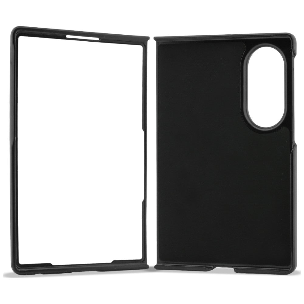 Coque pour Samsung Galaxy Z Fold8 F971, Karl Lagerfeld, Saffiano Karl & Choupette Metal Pin, Noire