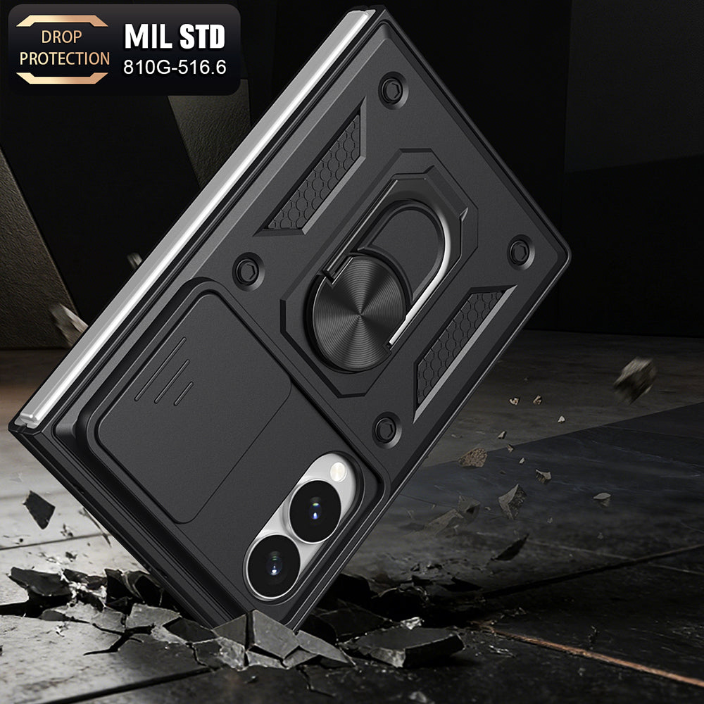 Coque pour Samsung Galaxy Z Fold8 F971, Techsuit, CamShield, Dorée