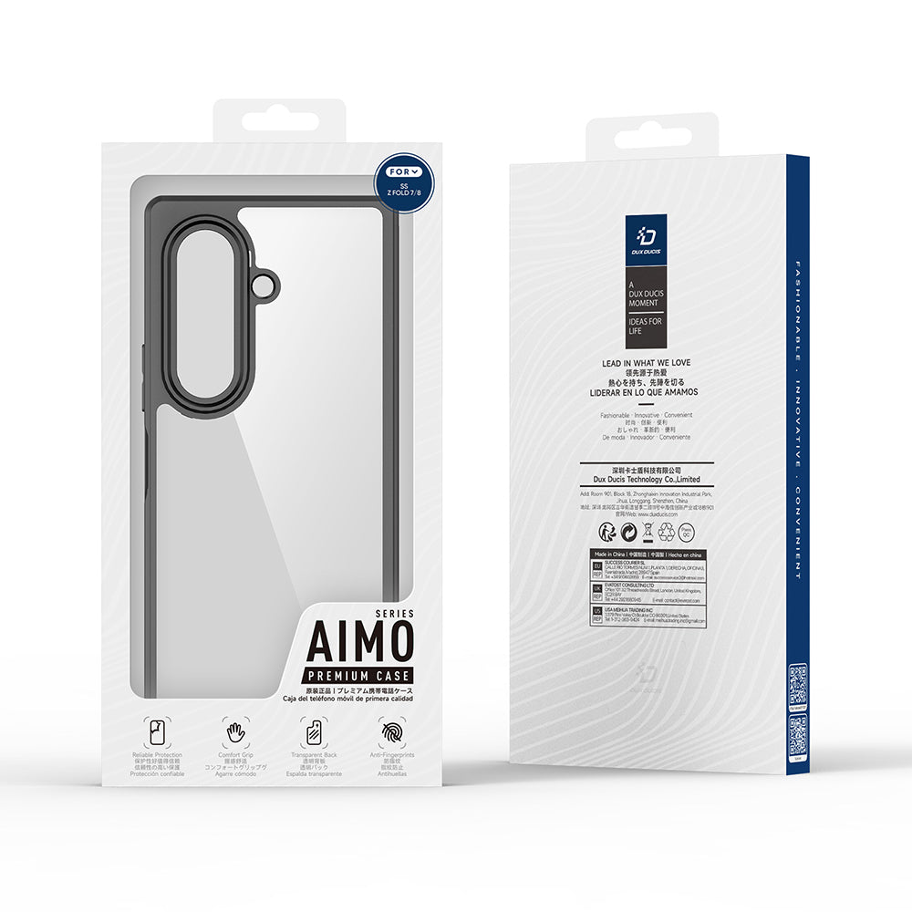 Coque pour Samsung Galaxy Z Fold8 Ultra F976, DUX DUCIS, Aimo, Noire