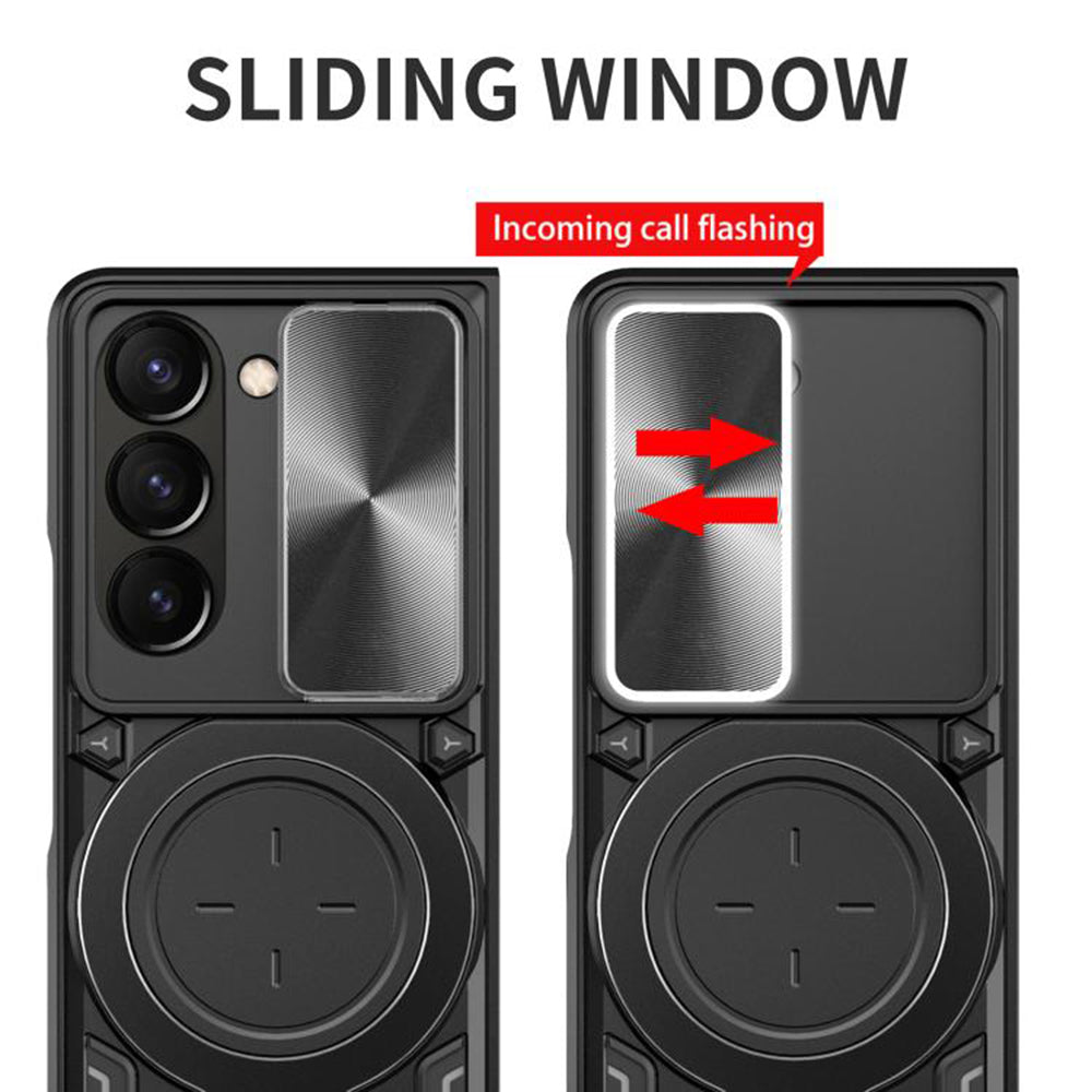 Hülle für Samsung Galaxy Z Fold8 Ultra F976 / Z Fold7 F966, Techsuit, CamGuard Pro, Rot