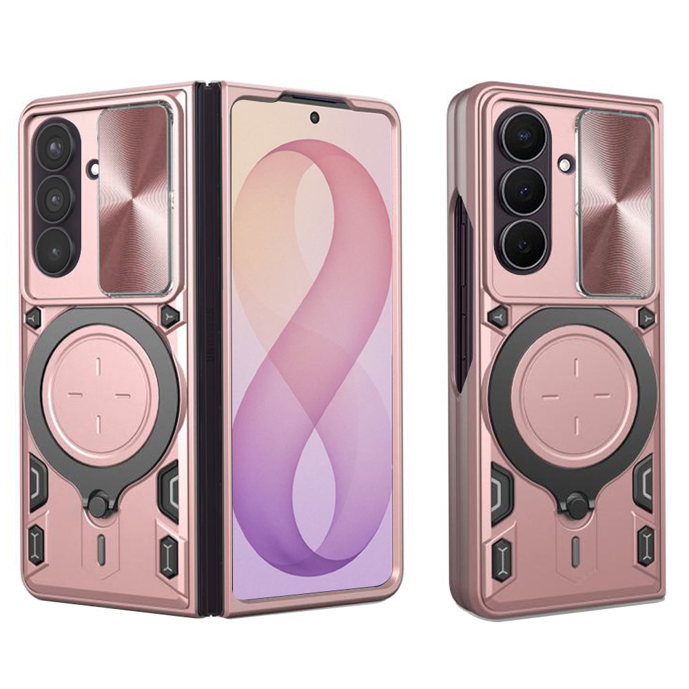 Coque pour Samsung Galaxy Z Fold8 Ultra F976 / Z Fold7 F966, Techsuit, CamGuard Pro, Rose Doré