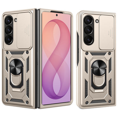 Coque pour Samsung Galaxy Z Fold8 Ultra F976 / Z Fold7 F966, Techsuit, CamShield, Dorée