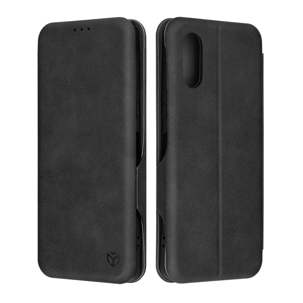 Coque pour Sony Xperia 5 VI, Techsuit, Safe Wallet Plus, Noire