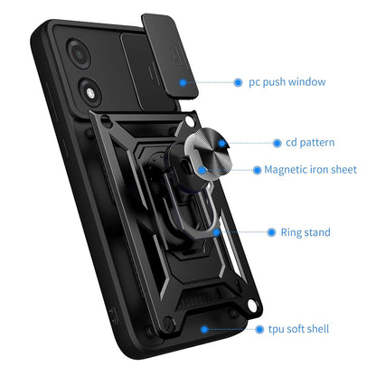 Hülle für Tecno Pova 5 Pro, Techsuit, CamShield, Schwarz