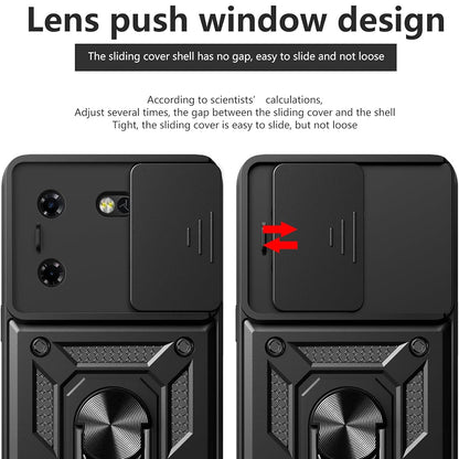 Hülle für Tecno Pova 5 Pro, Techsuit, CamShield, Schwarz