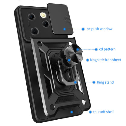 Hülle für Tecno Spark 20 Pro / Infinix Hot 40 / Hot 40 Pro, Techsuit, CamShield, Rosa