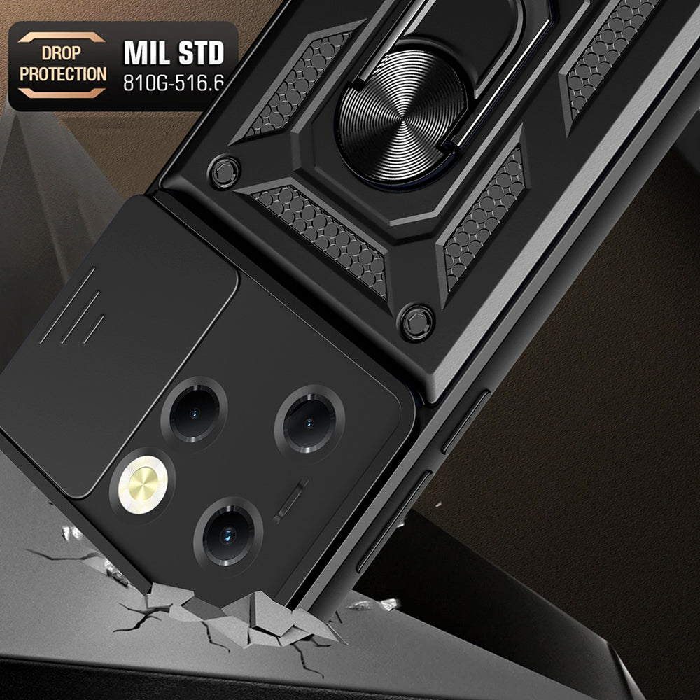 Hülle für Tecno Spark 20 Pro / Infinix Hot 40 / Hot 40 Pro, Techsuit, CamShield, Grün