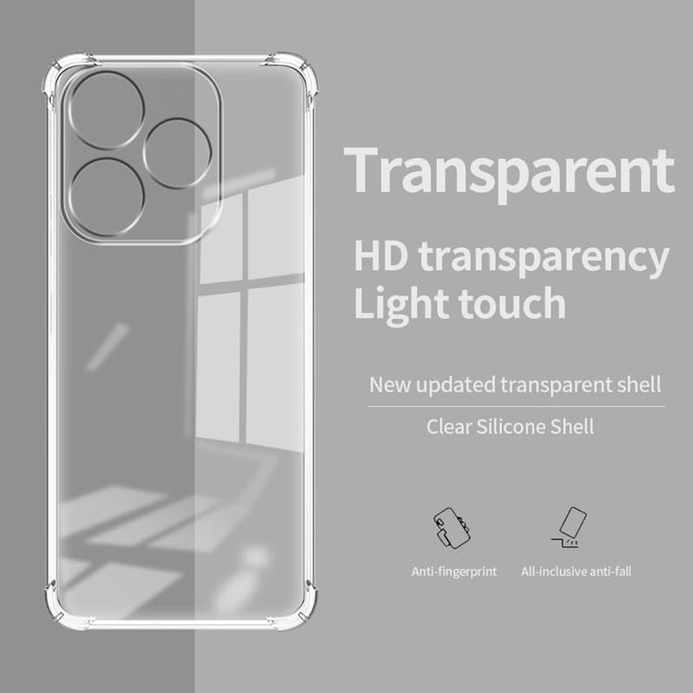 Hülle für Tecno Spark 20, Techsuit, stoßfest klar, transparent