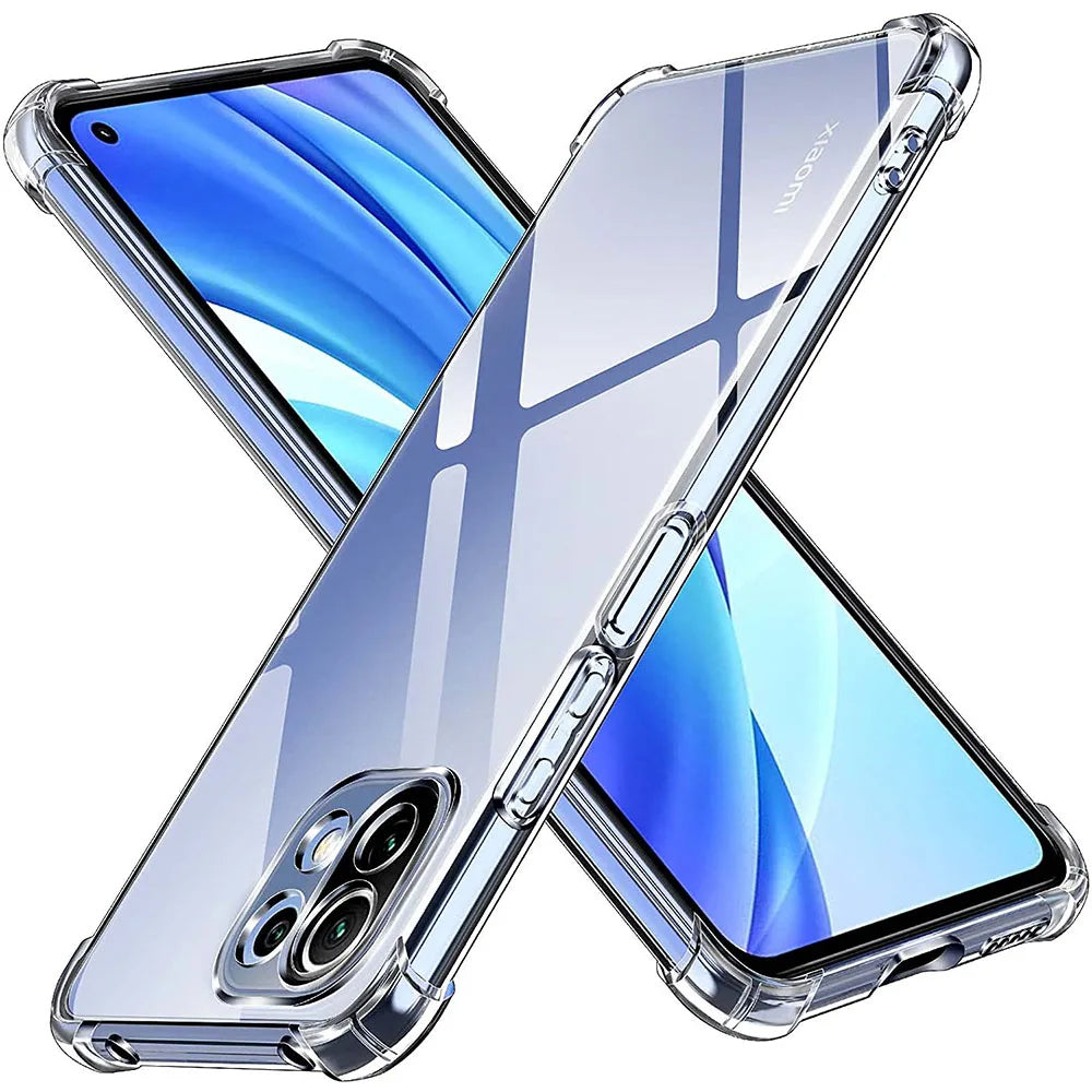 Hülle für Xiaomi 11 Lite 5G NE / Mi 11 Lite 5G / 11 Lite, Techsuit, stoßfest klar, transparent